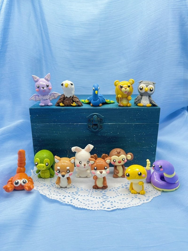 Zoo world under the stars - Stuffed Dolls & Figurines - Clay 