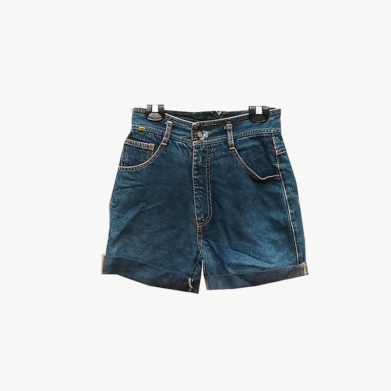 Dislocated vintage / vintage denim shorts no.02 vintage - กางเกงขายาว - ผ้าฝ้าย/ผ้าลินิน สีน้ำเงิน
