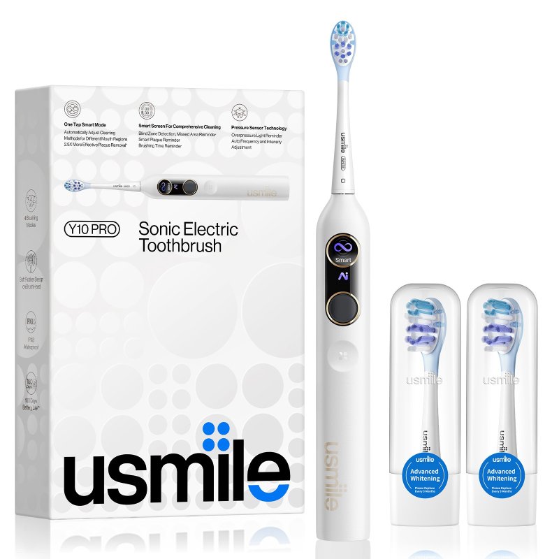 usmile Y10 Pro Sonic Electric Toothbrush - Toothbrushes & Oral Care - Other Materials White