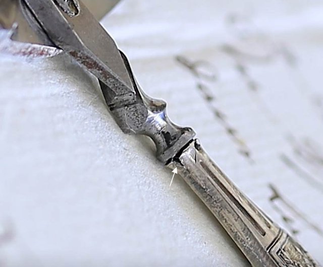 ペーパーナイフ ハサミ 収納立て フランス アンティーク ペーパーナイフ ハサミ 収納立て フランス アンティーク