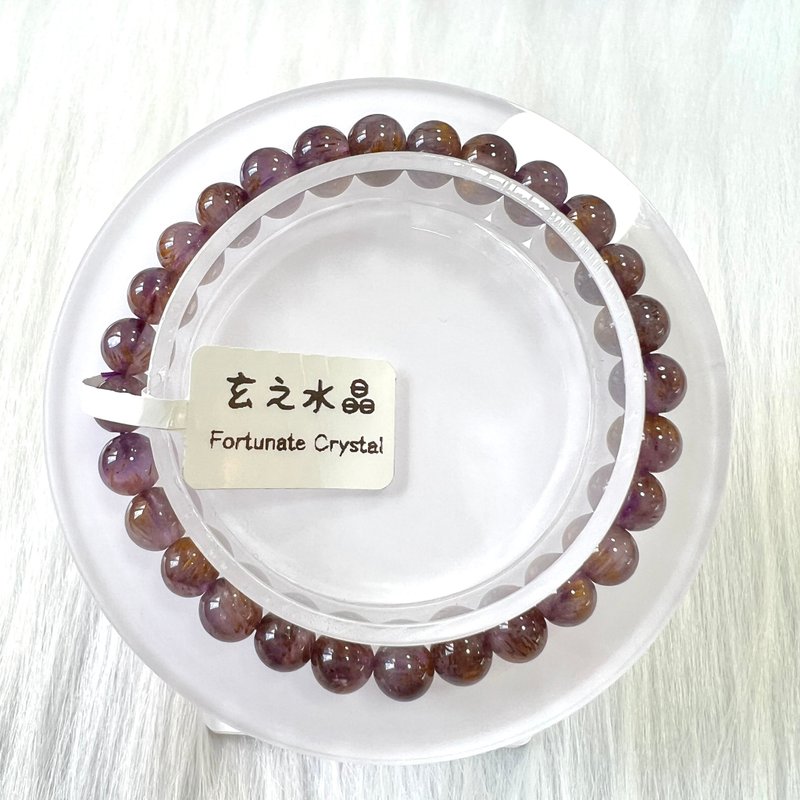 紫鈦晶手串 | 水晶 | 水晶手串 | 水晶手鏈 | 水晶手鍊 - 手鍊/手環 - 水晶 紫色