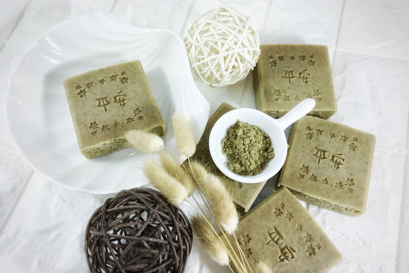 除穢芙蓉艾草四季平安皂 - 沐浴乳/沐浴用品 - 植物．花 卡其色
