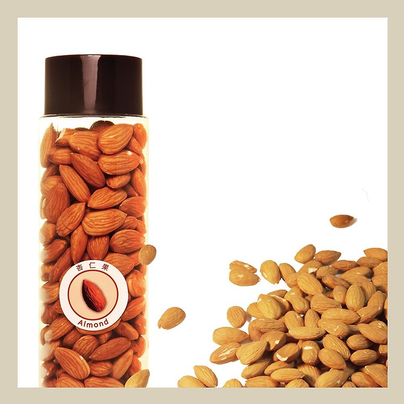 Oh ! Nuts 原味烘焙杏仁果 Almond / 新罐裝 - 堅果 - 塑膠 金色