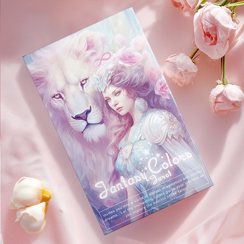 幻彩塔羅牌Fantasy Colors tarot初學者入門桌游卡牌 - 桌遊/卡牌 - 紙 多色