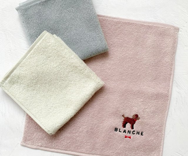 Personalized Toy poodle Imabari Towel Handkerchief - Shop oneforyou  Handkerchiefs & Pocket Squares - Pinkoi