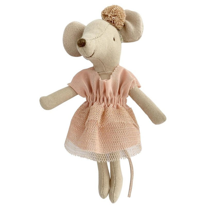 Maileg Big Sister Dancer Mouse, Giselle - Stuffed Dolls & Figurines - Cotton & Hemp Blue
