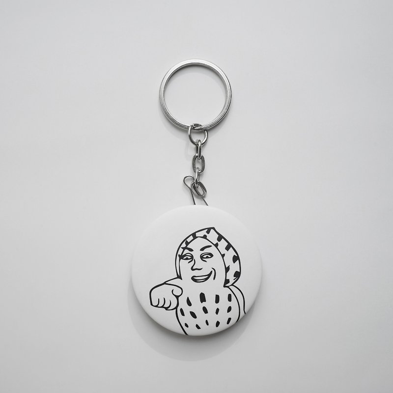 Just talking about your Peanuts/Peanuts decanter key ring - Keychains - Plastic White