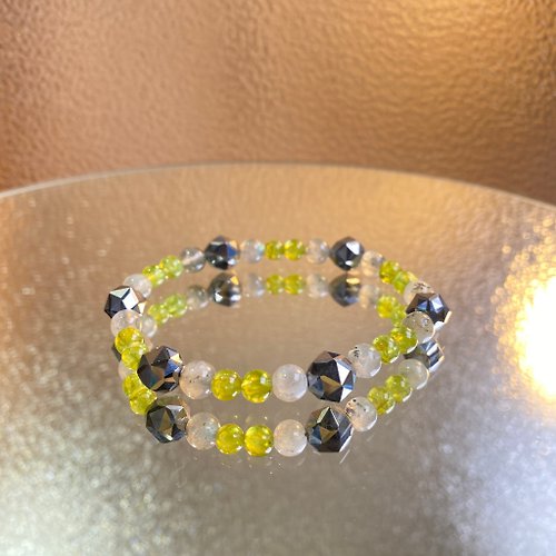 Hoshino Jewelry Kan 太赫茲 橄欖石 拉長石 天然水晶 日本 手作 禮物 2024新年 能量