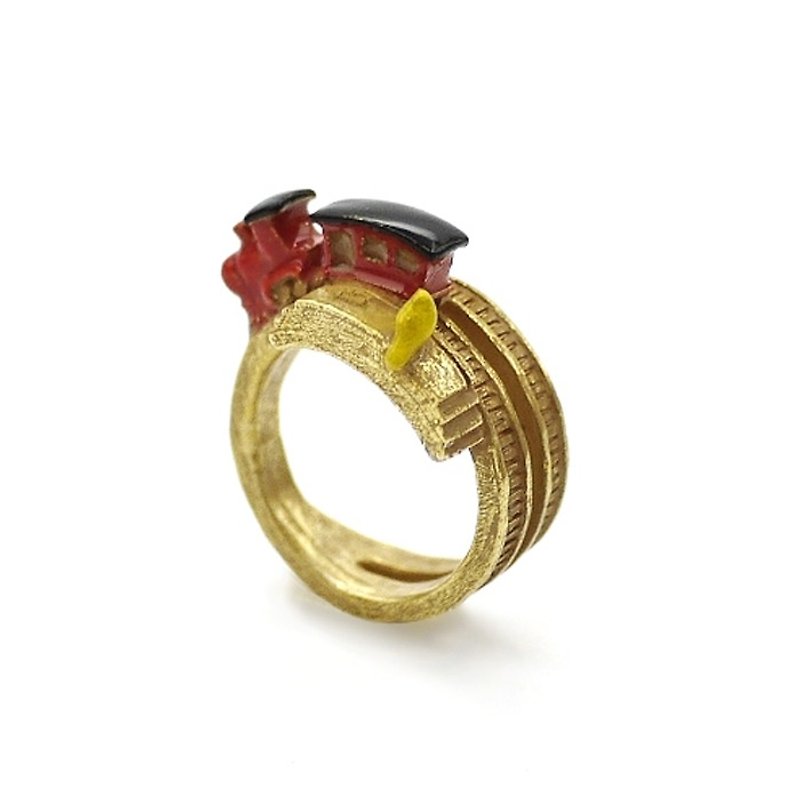 Express Ring エクスプレスリング / リング RN119 - 戒指 - 其他金屬 紅色