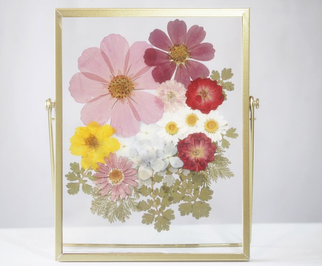 Framed Pressed Flower Art Spring - Flora Framed Flowers