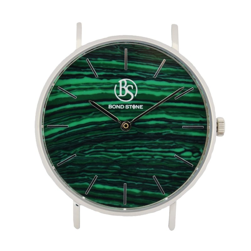 SHINE MALACHITE 36mm Stone Watch - 男錶/中性錶 - 石頭 綠色