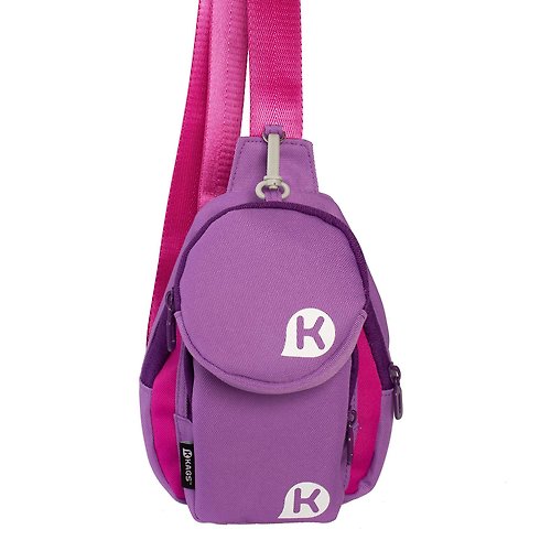 KAGS WEEKEND 系列斜背包/單肩包連零錢包 - 紫色