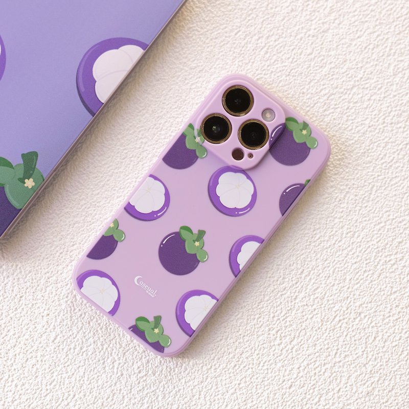 Little Mangosteen iPhone Case - Phone Cases - Plastic Purple