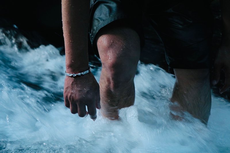 Ring Series | Light men's bracelet is extremely simple - Bracelets - Silver 