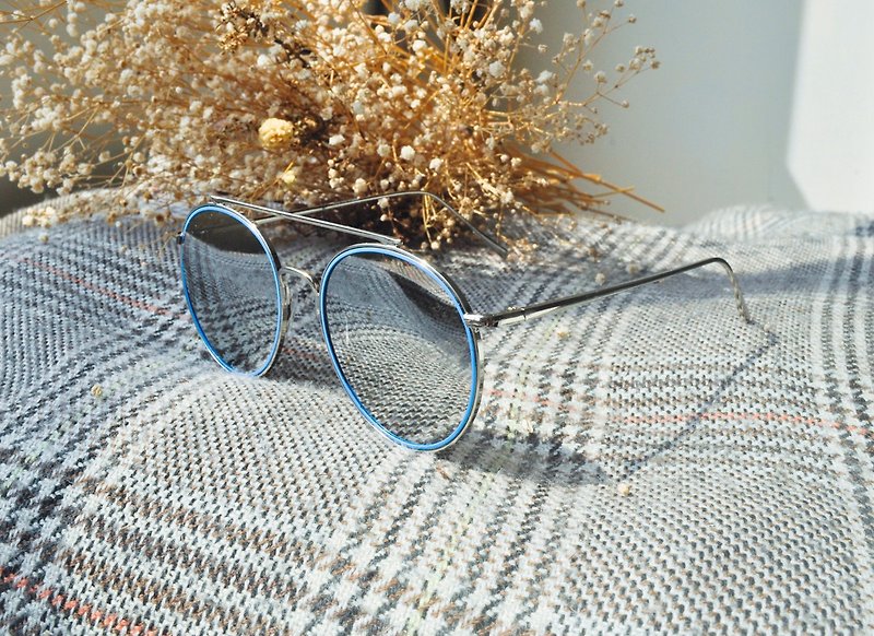 Sunglasses│Vintage Round Silver Frame│UV400 Protection│2is StasS - Sunglasses - Other Metals Silver