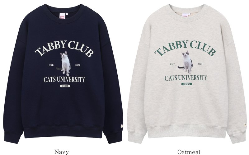 TABBY CAT CLUB sweatshirts (2 colors) - Unisex Hoodies & T-Shirts - Cotton & Hemp 