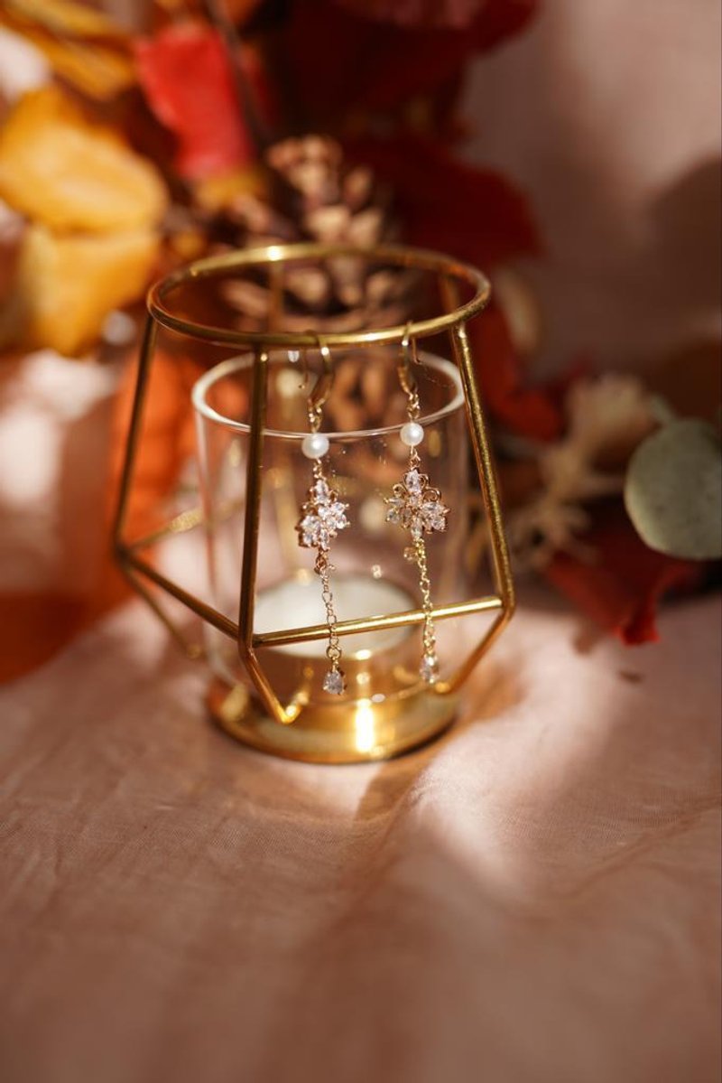 踊る少女 - 白鳥の湖のイヤリング - ピアス・イヤリング - 金属 ゴールド