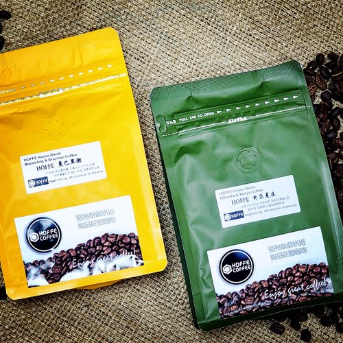 HOFFE COFFEE 【快速出貨】半磅咖啡豆 經典義式配方 中深焙 香醇濃鬱 厚實回甘