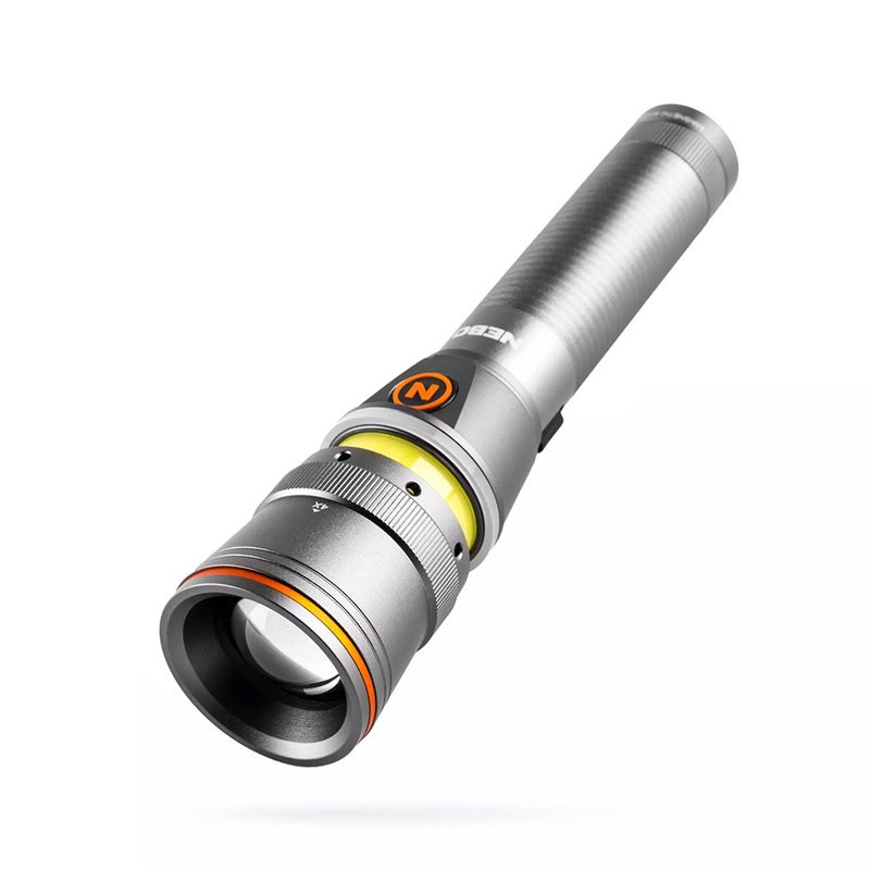 【NEBO】富蘭克林 旋轉兩用手電筒-USB充電 400流明 IPX4 - 露營用品 - 其他金屬 灰色