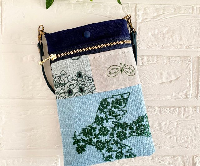 ミナペルホネン パッチワーク スマホポーチ - ショップ ユーカリの実