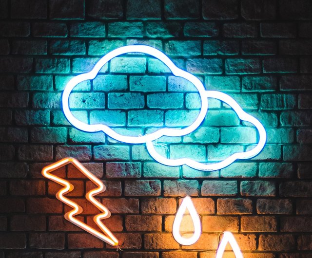 Cloud Lightin Neon Sign Led Sign Home Office Party Wall Bar Gym Birthday  Holiday - Shop Neon Signs Lighting - Pinkoi