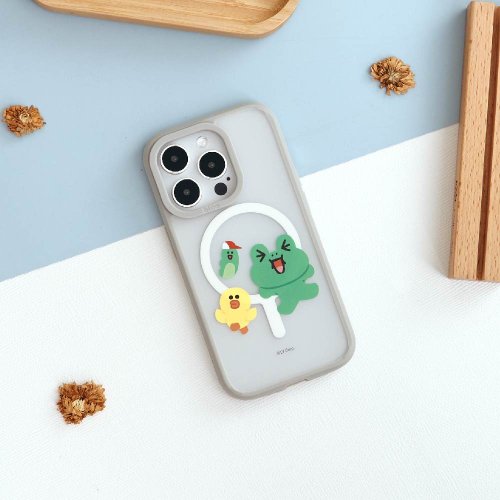 TOYSELECT LINE FRIENDS經典-歡樂舞動極光霧透MagSafe iPhone手機殼