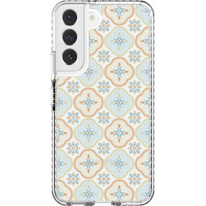 【預購】三星手機殼/Samsung Galaxy S22系列/玻璃海棠/暖陽甜杏 - 手機殼/手機套 - 其他材質 橘色