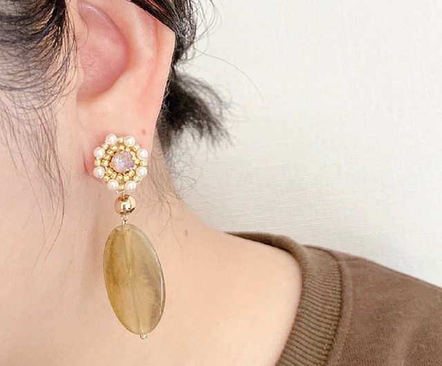 CLASSYwedding掲載商品】ビジューピアス-jewel- | ziziaccessory
