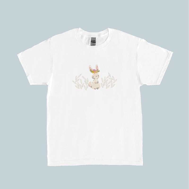 [Cotton T-shirt] Little Rabbit/4 styles-Family/Couples/Individuals - Unisex Hoodies & T-Shirts - Cotton & Hemp 