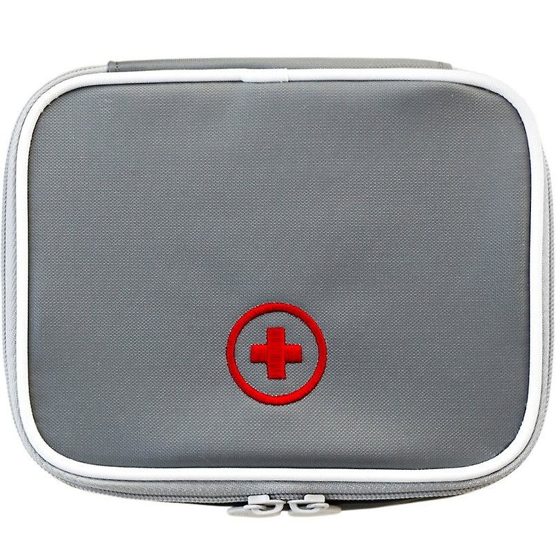 ICONIC Whitefly Travel First Aid Kit S-Texture Grey, ICO85010 - Toiletry Bags & Pouches - Polyester Gray