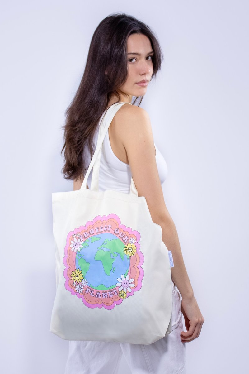 British Kind Bag-Eco-friendly Tote Bag-Earth Guardian - Handbags & Totes - Eco-Friendly Materials Multicolor