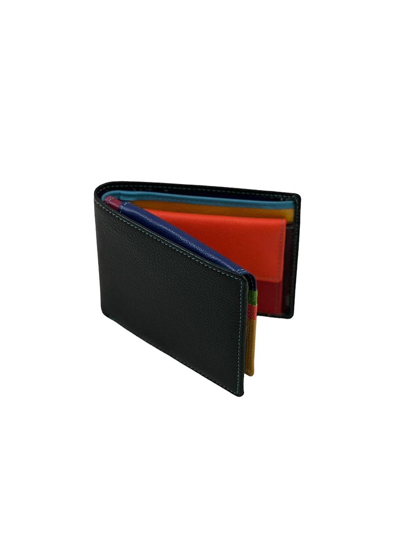 サンマリノ メンズ財布 SAN MARINO|つなぎ合わせたカラーのスペシャルエディション - 財布 - 革 多色