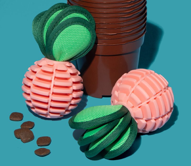 【Candy/Carrot】Interactive Squeaky Treat Dispensing Puzzle Toy for Pets - Pet Toys - Other Materials Orange