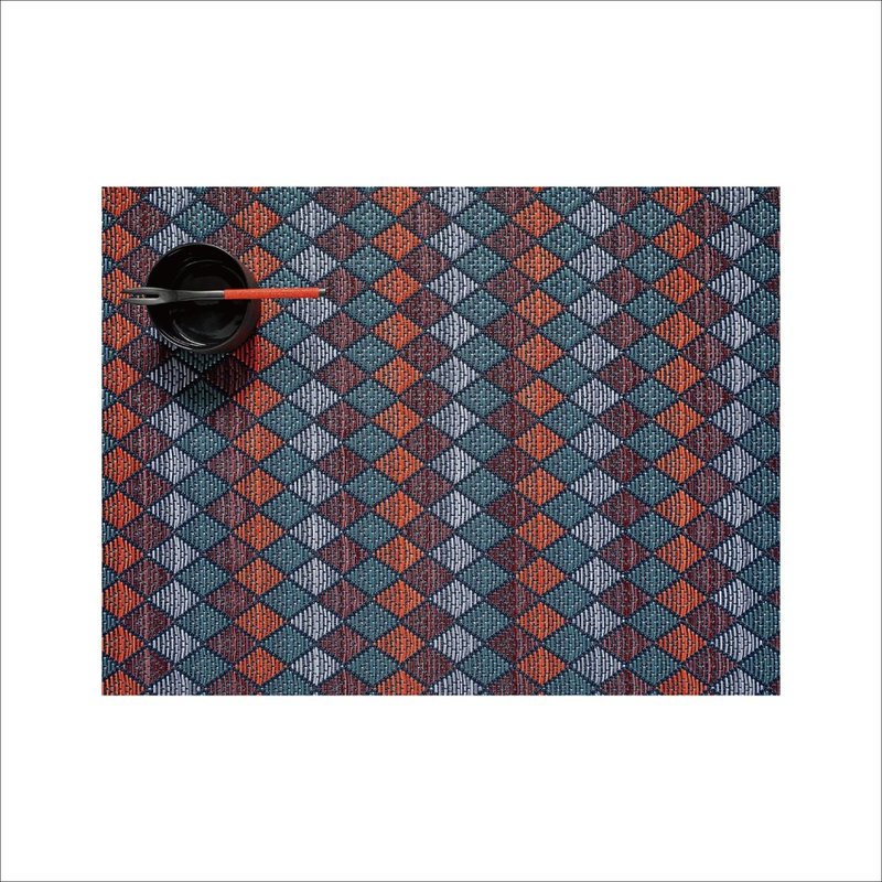 Kite weaving Kite series-rectangular placemat 36×48cm (Gemstone color/GEMSTONE) - Place Mats & Dining Décor - Plastic Red