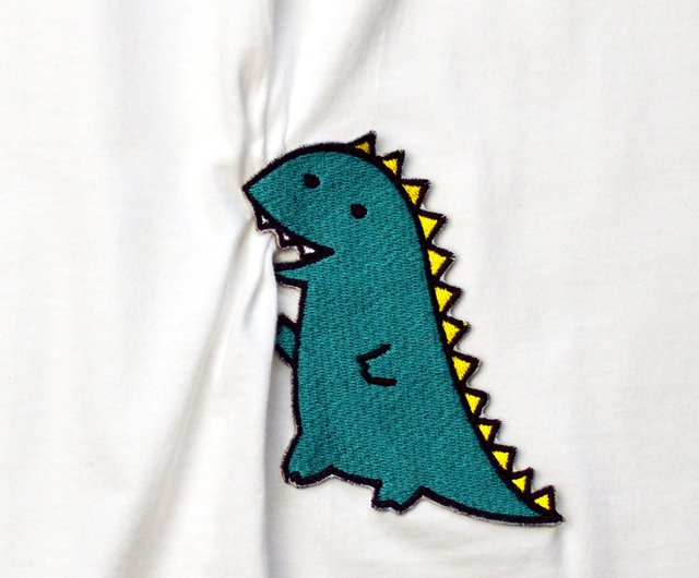 Bite Me Dino しわくちゃtシャツ ショップ スマイラー トップス ユニセックス Pinkoi