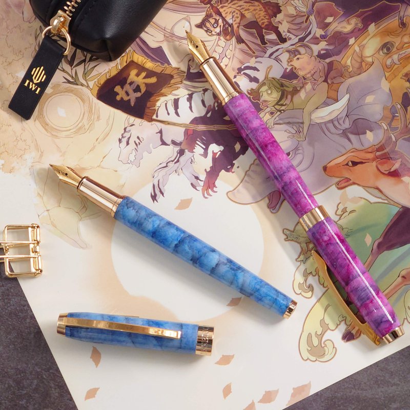 【客製化禮物】IWI Essence 精華系列鋼筆/鋼珠筆-妖怪台灣聯名 - 鋼筆 - 其他金屬 多色