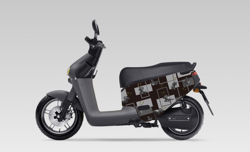 BLR gogoro 防刮車套 iD95 三角龍 - 其他 - 聚酯纖維 黑色