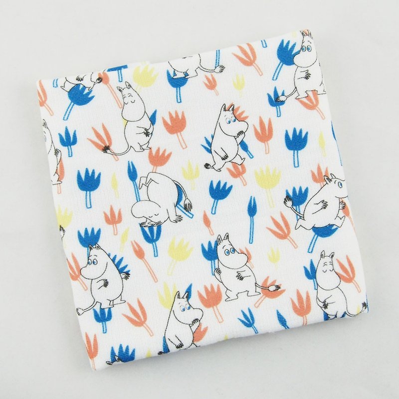 Moomin嚕嚕米授權【Moomin精靈】-厚棉紗布方巾(450g) - 毛巾/浴巾 - 棉．麻 多色