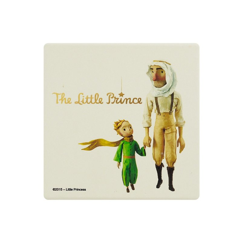 Little Prince Movie License - Suction Cup Pad - ที่รองแก้ว - ดินเผา สีเหลือง