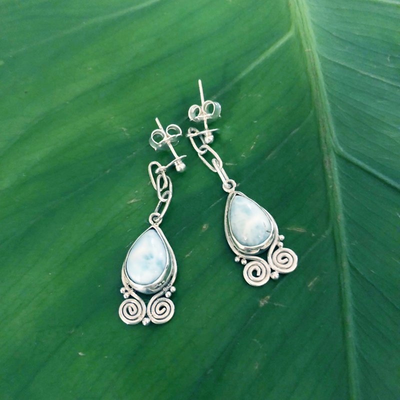 ペンダントヘッド 　イルカの遊び　Dolphins playing 　ヒーリングシリーズ - 項鍊 - 其他金屬 藍色