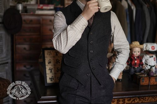 Ameri⭐︎ VINTAGE LIKE JACQUARD OVER VEST Ameri VINTAGE LIKE JACQUARD OVER VEST Vintage Nirvana