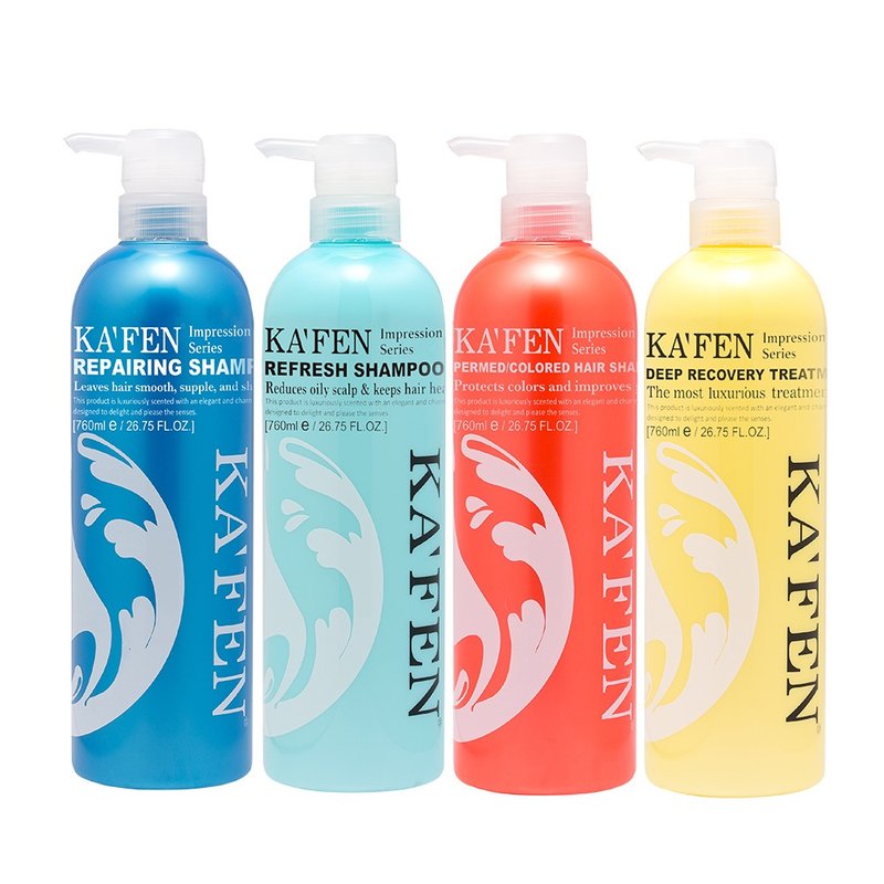 【KA'FEN】Impression Shampoo/Hair Conditioner - Shampoos - Plastic Multicolor