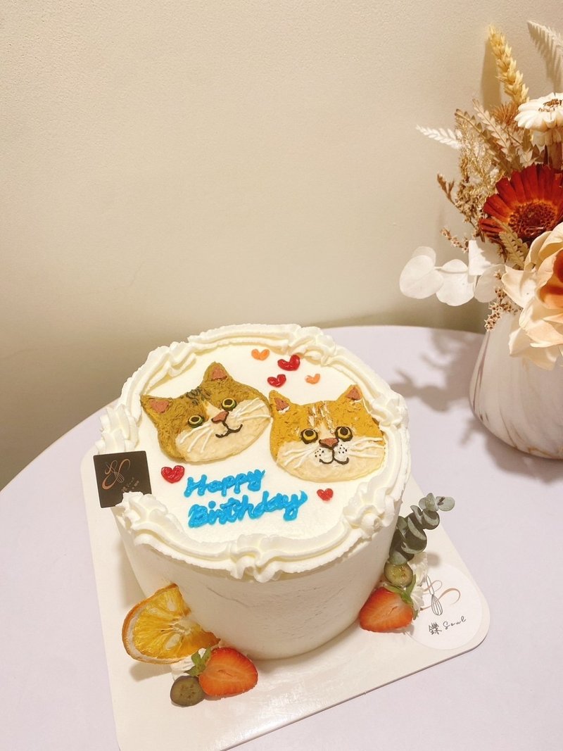 CatPetCakePetCakeDrawingCakesBirthdayCakesCakeDesserts - เค้กและของหวาน - วัสดุอื่นๆ 