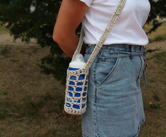 Cross body bottle online holder