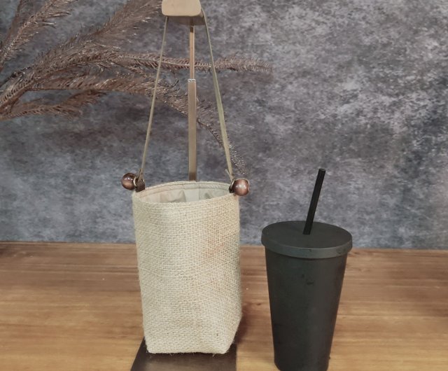 Hessian Thermos Bag