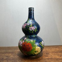 【じいちゃんのコレクション】青緑色 陶器 花瓶 透かし彫り ドラゴンの取っ手 绿色景泰蓝日本古董花瓶| eBay