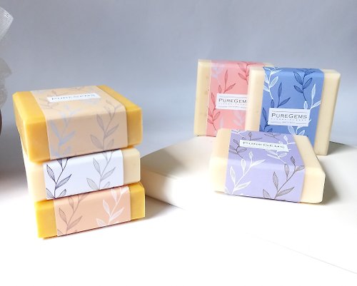 PUREGEMS Cleansing Soap PUREGEMS 謝謝勤奮小蜜蜂 蜂膠與蜂王乳 系列 手工皂 (6入)