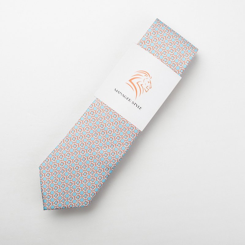 P0917-31 - 領帶/領帶夾 - 聚酯纖維 藍色