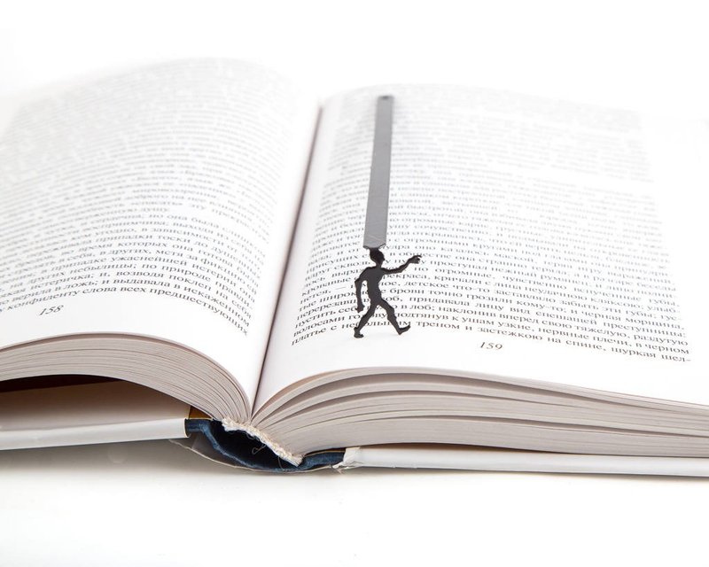Metal Book Bookmark Zombies are coming // Horror fan gift // Free shipping - 書籤 - 其他金屬 