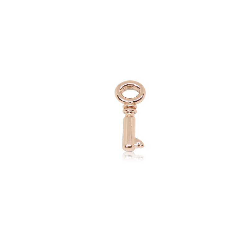 HOURRAE [Key of Love] Popular Rose Gold Series Small Accessories - Bracelets - Other Metals Brown